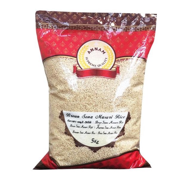 Brown Sona Masuri Rice 5kg Brown Sona Masuri Rice 5kg