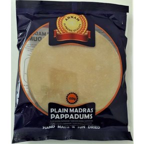 Plain Papadam 150gr