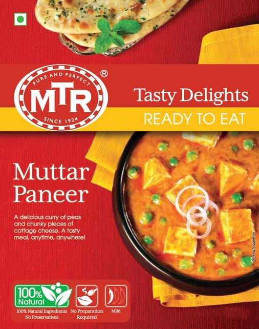 RTE Mutter Paneer 300gr