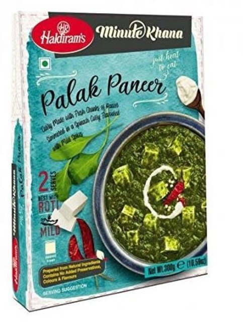 RTE Dilli Style Palak Paneer 300gr