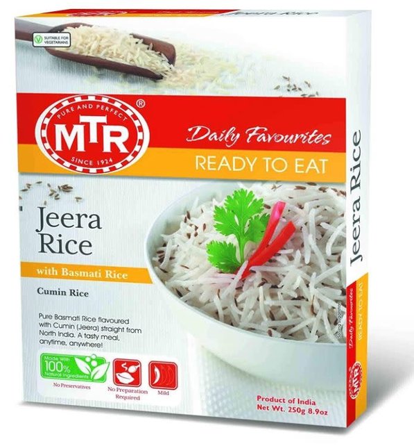 RTE Jeera Rice 250gr