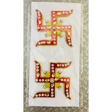 Swastik Red (Big-1Pair)