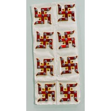 Swastik Red (Small-1Pair)