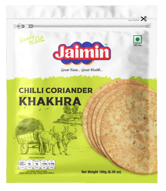 Chilli Coriander Khakhra 180gr