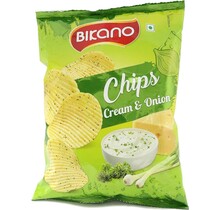 Cream & Onion Chips 60gr
