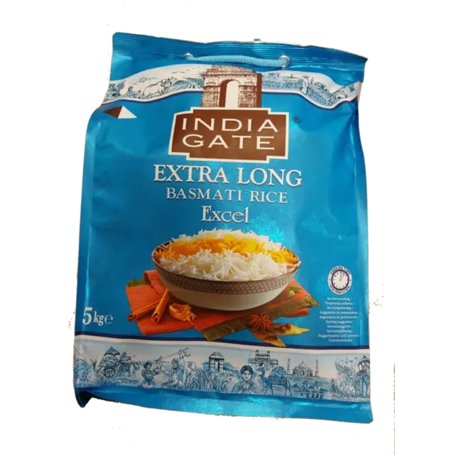 Extra Long Basmati Rice Excel 5kg