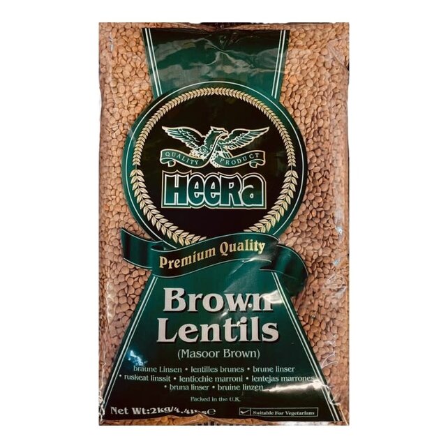 Brown Lentils Whole 500gr