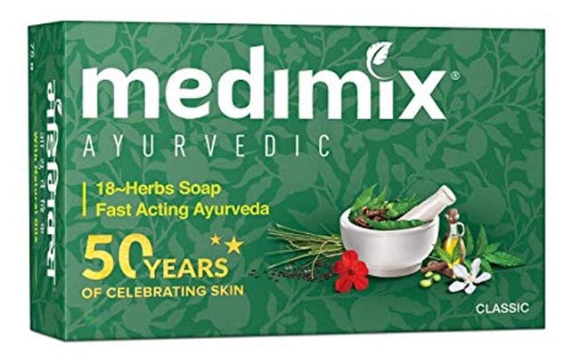 Ayurvedic 18-Herbs With Natural Oils Soap 75gr