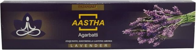 Aastha Lavender Agarbatti (Incense) 20gr