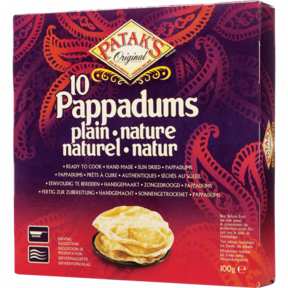 Pappadum Plain 100gr