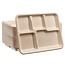 Bio Degradable Five Compartment Plates 25 Pcs