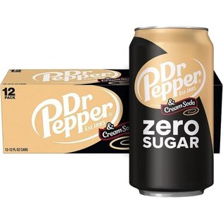 Dr Pepper DR PEPPER ZERO CREAM SODA 35.5ml