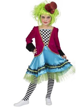 Funny Fashion  Wicked Mad Hatter  Meisje | Kinderkostuum