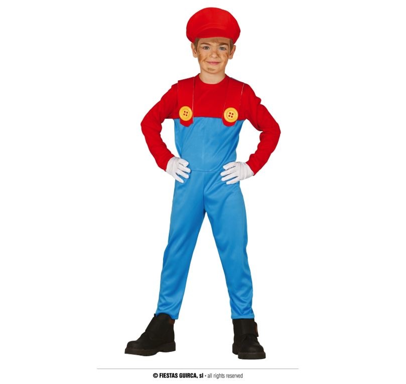 Mario Bros Kostuum | Super Mario Kinderkostuum