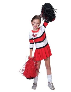Funny Fashion  Amerikaans Cheerleader Girl | Kinderkostuum