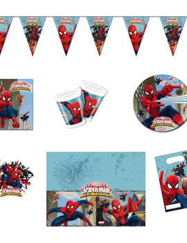 Partyset Spider Man Marvel | Feestpakket