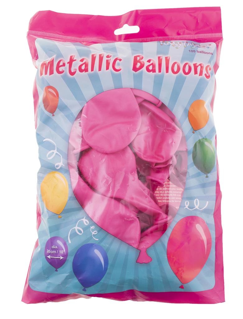 Ballonnen 100 Stuks | Metallic Roze
