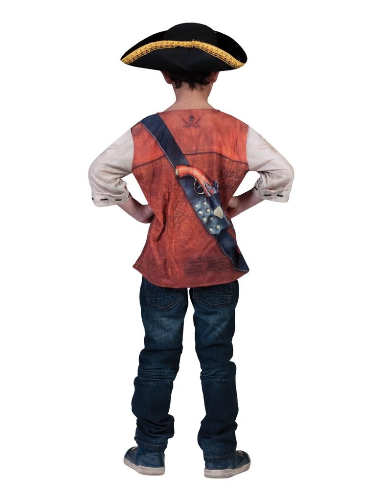 3D T-shirt Piraat | Kinderkostuum