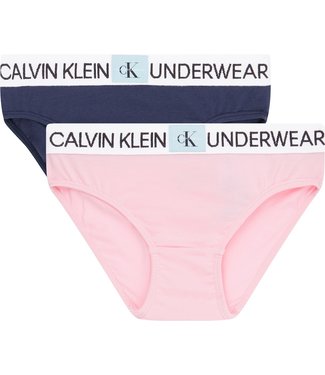Calvin Klein 2PK BIKINI 1UNIQUE/1BLACKIRIS