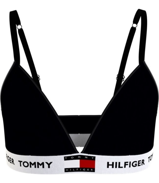 Tommy Hilfiger PADDED BRA - Triangle bra - black 