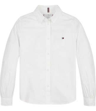 Tommy Hilfiger AJOUR PUFF SLEEVE white