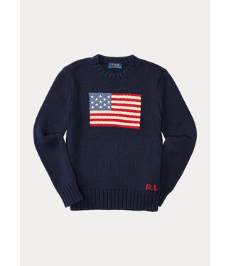 Ralph Lauren FLAG CN SWEATER NAVY