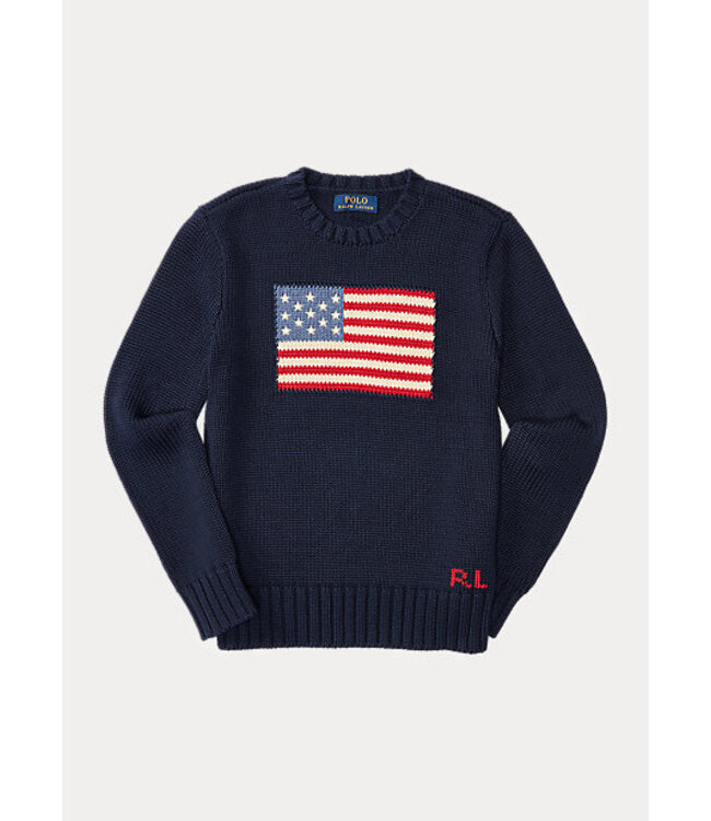 Ralph Lauren FLAG CN SWEATER NAVY