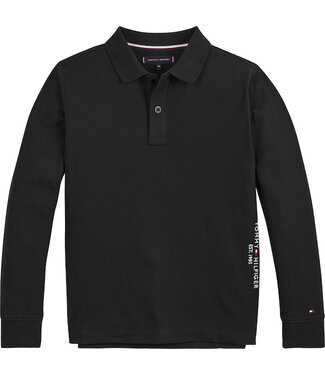 Tommy Hilfiger ESSENTIAL POLO L/S BLACK