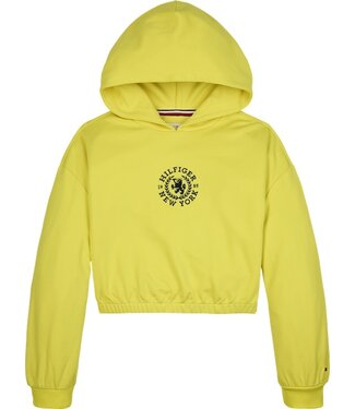 Tommy Hilfiger CREST LOGO HOODIE LIGHT DAHLIA