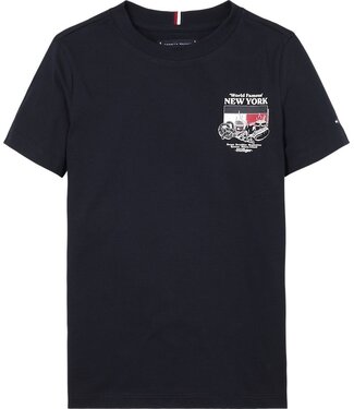 Tommy Hilfiger FINEST FOOD TEE S/S Desert Sky