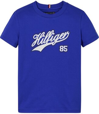 Tommy Hilfiger HILFIGER SCRIPT TEE ULTRA BLUE