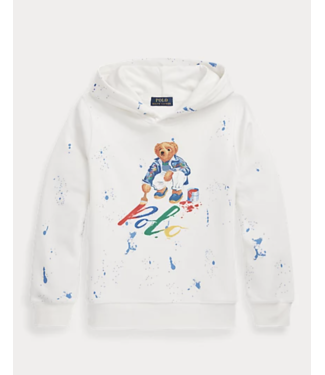 Polo Ralph Lauren Hoody white bear paint