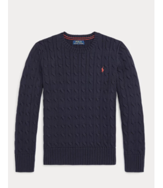 Ralph Lauren Cable crewneck RL navy