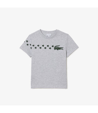 Lacoste 1ET1 Children tee-shirt silver chine TJ7950-41