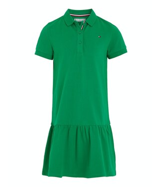 Tommy Hilfiger ESSENTIAL POLO DRESS OLYMPIC GREEN