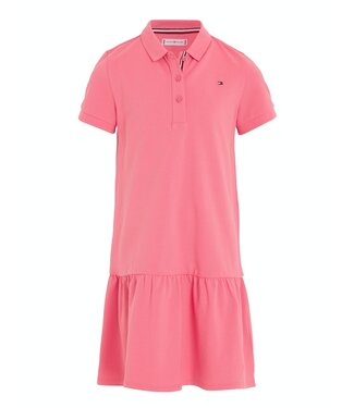 Tommy Hilfiger ESSENTIAL POLO DRESS GLAMOUR PINK