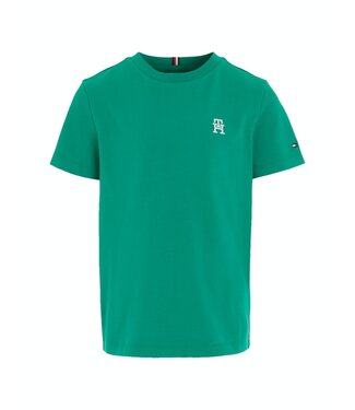 Tommy Hilfiger PIQUE MONOGRAM TEE OLYMPIC GREEN