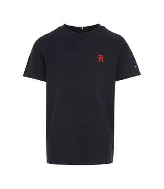 Tommy Hilfiger PIQUE MONOGRAM TEE DESERT SKY