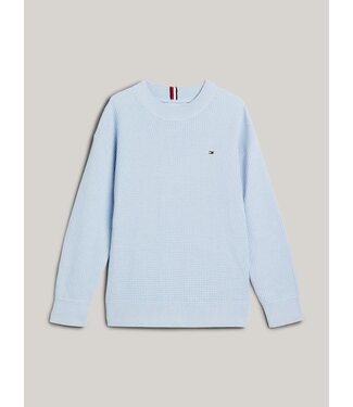 Tommy Hilfiger ESSENTIAL SWEATER BREEZE BLUE