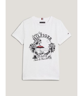 Tommy Hilfiger GREETINGS FROM TEE WHITE