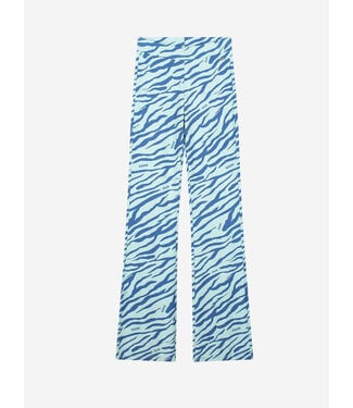 Nik & Nik Zebra Flared Pants Ocean Mint