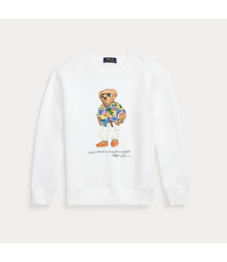 Polo Ralph Lauren SP24 CN sweater bear white