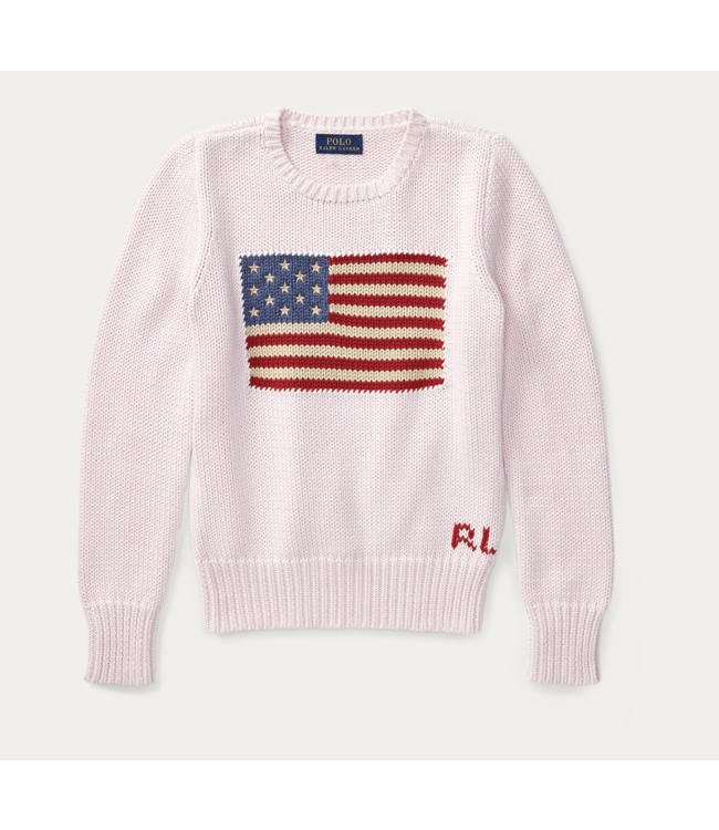 Ralph Lauren AMERICAN FLAG SWEAT PINK