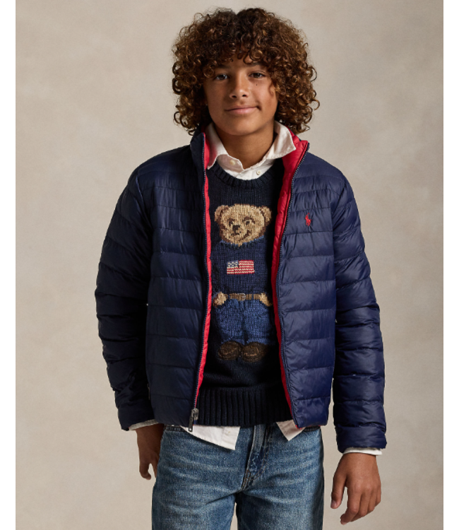 Ralph Lauren REV OUTERWEAR BOMBER NAVY/RED