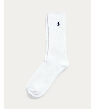 Ralph Lauren SPORT SOCK-6 PACK WHITE