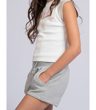 Nik & Nik Ivy Sweatshorts Light Grey Melange