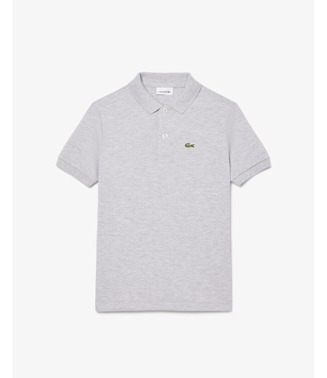 Lacoste S/S best polo silver chine