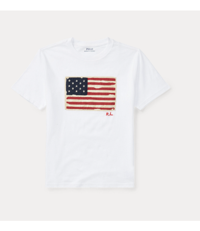 Ralph Lauren Flag t-shirt white boys