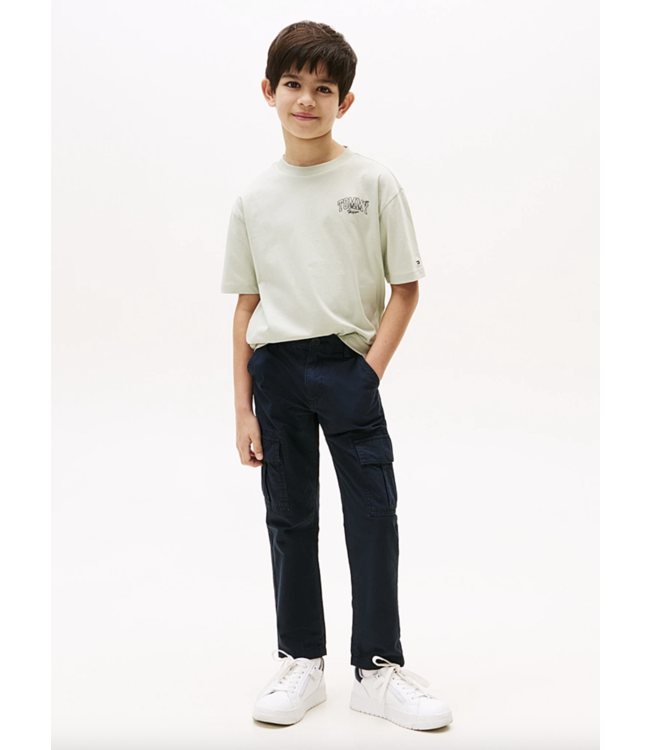 Tommy Hilfiger VARSITY GRAPHIC PRINT T-SHIRT MISTY SAGE