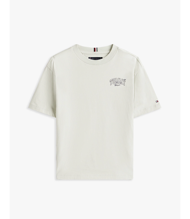 Tommy Hilfiger VARSITY GRAPHIC PRINT T-SHIRT MISTY SAGE